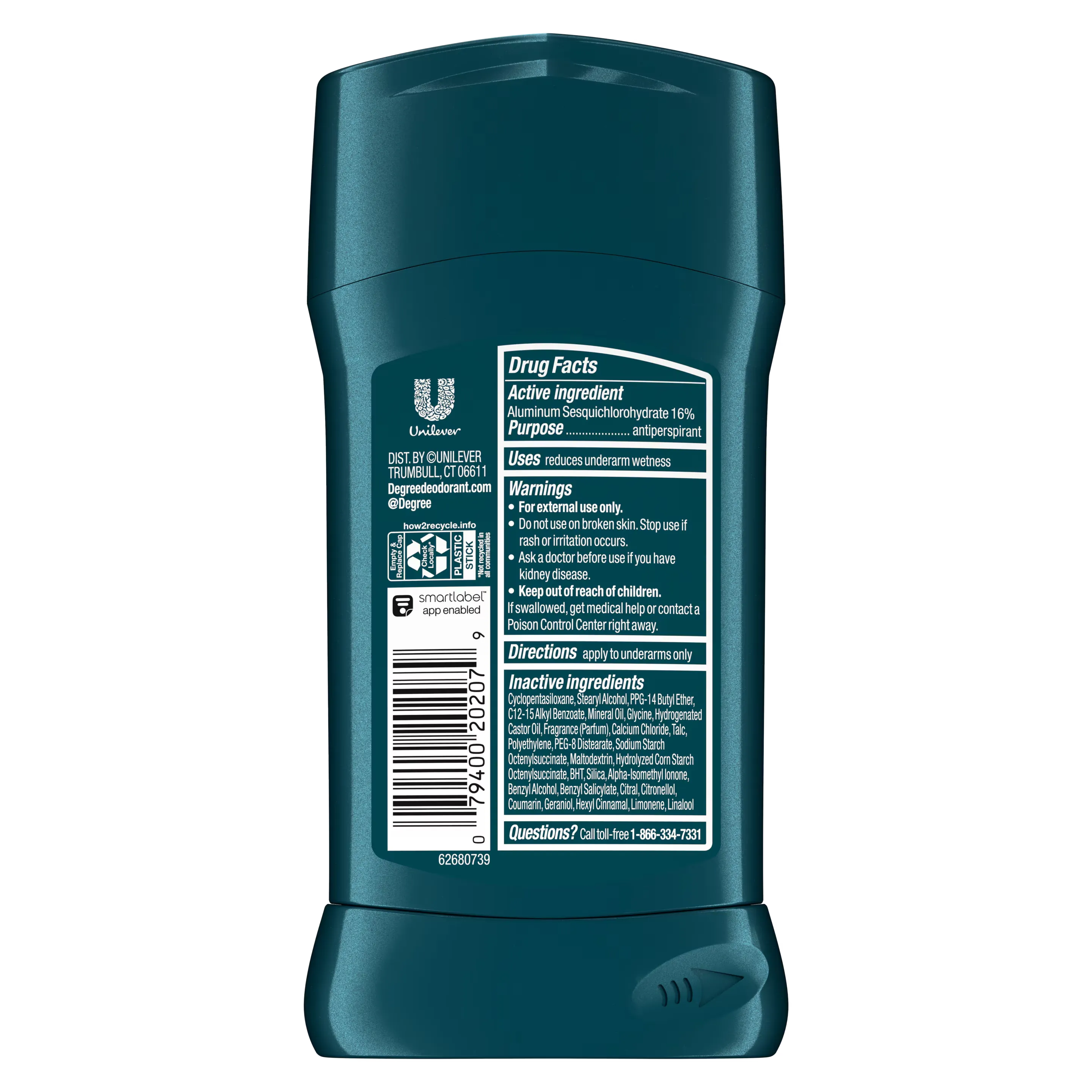 Degree Extreme Antiperspirant Deodorant Stick for Men - 76g