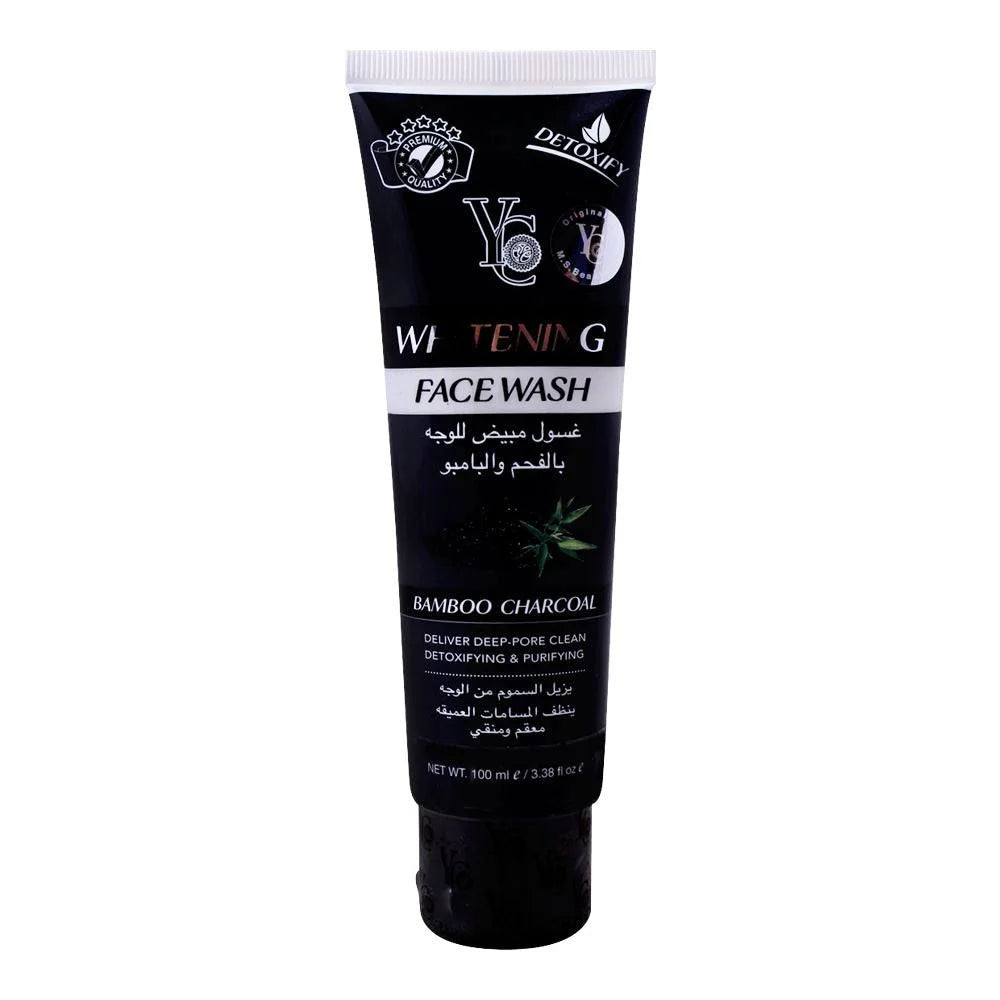YC Whitening Bamboo Charcoal Face Wash - 100ml