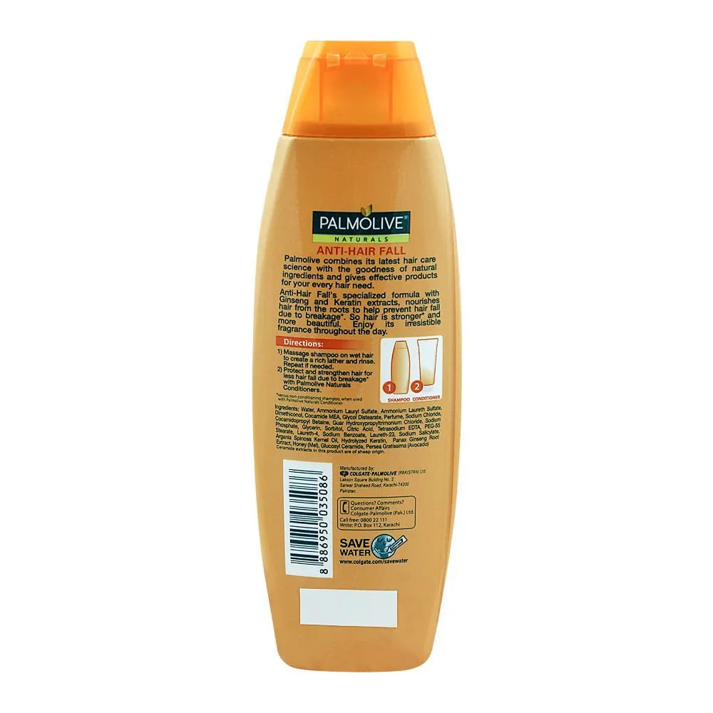 Palmolive Naturals Anti‑Hair Fall Shampoo – Ginseng & Keratin - 180 ml