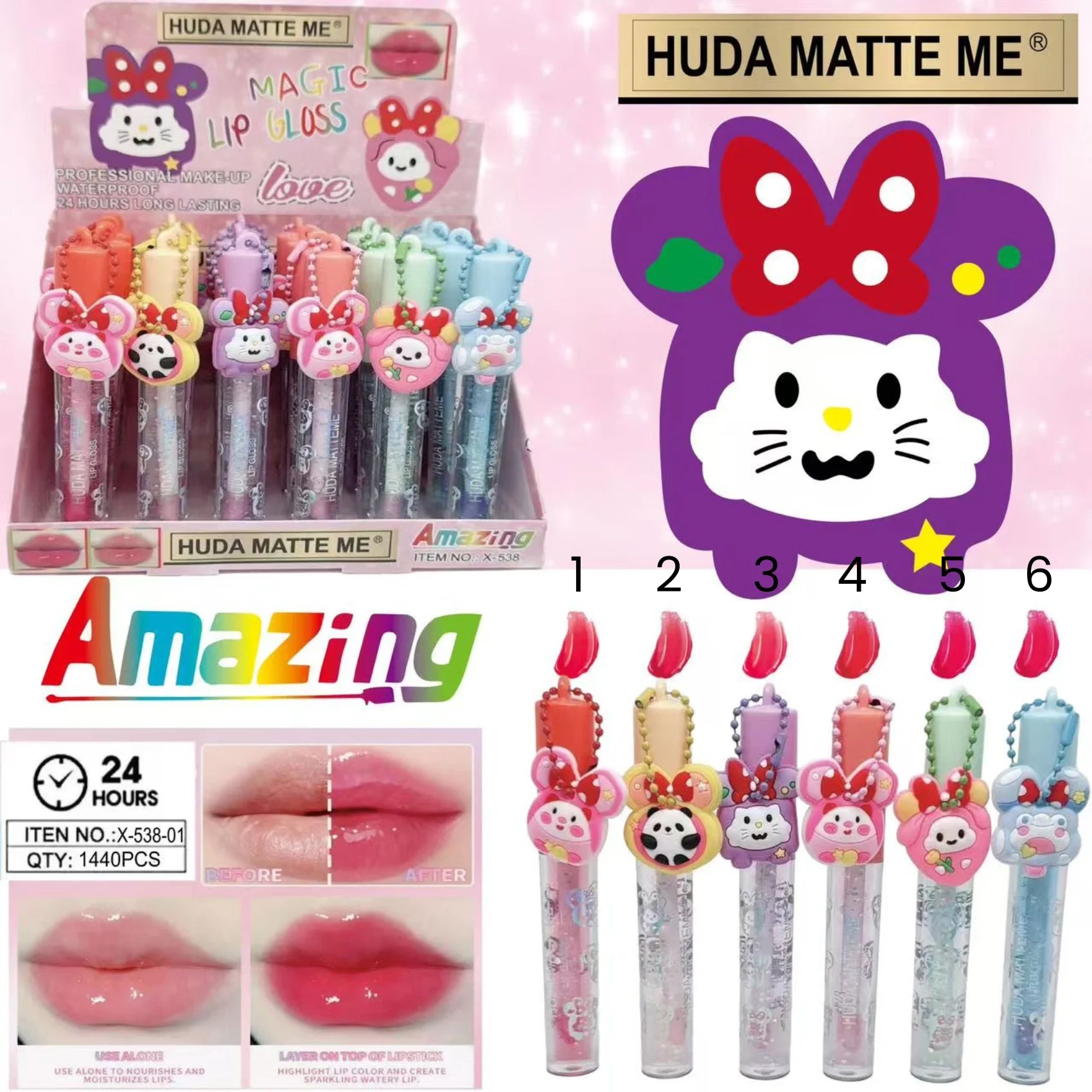 Huda Matte Me Rabbit Shape Lipgloss