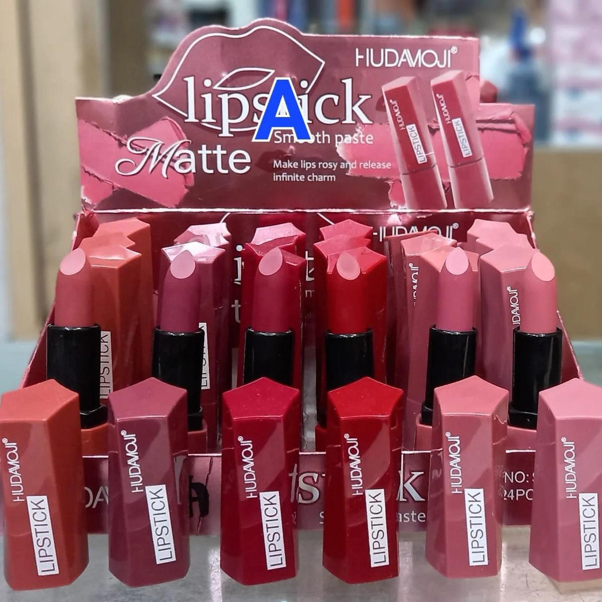 6 Pcs Huda Moji Matte Lipstick