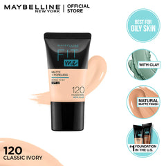 Original Maybelline - Fit Me Liquid Foundation Matte & Poreless Mini Tube