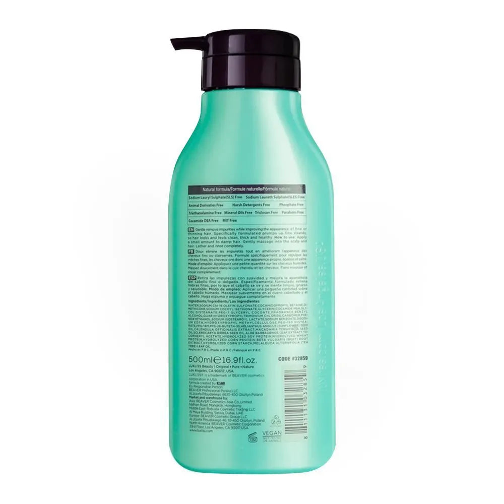 Beaver Luxliss Macadamia & Tea Tree Thickening Scalp & Hair Conditioner - 500ml