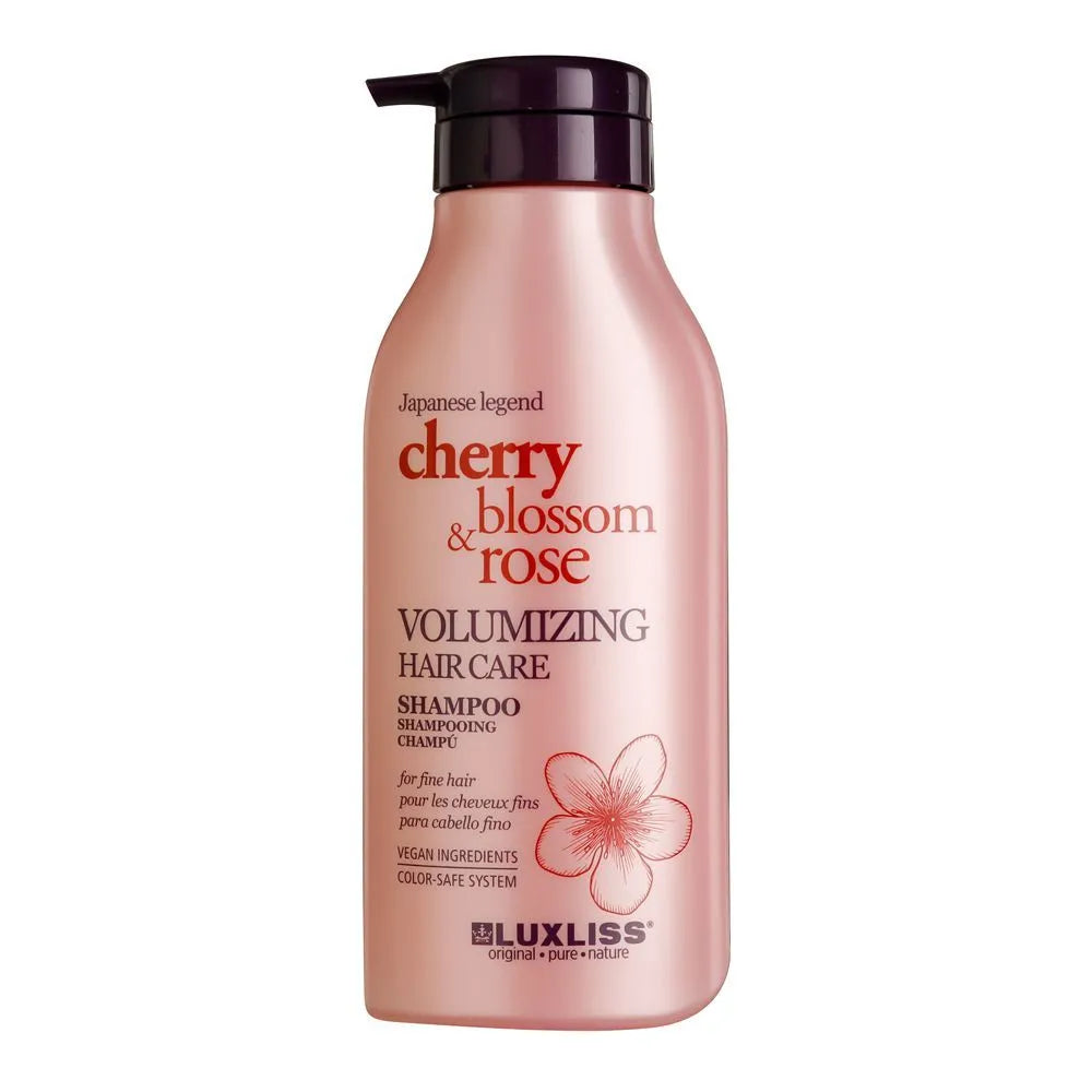 Beaver Luxliss Cherry Blossom & Rose Volumizing Hair Care Shampoo - 500ml