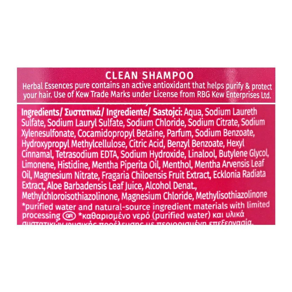 Herbal Essences Bio:Renew Pure White Strawberry & Sweet Mint Clean Volumizing Shampoo – 400 ml
