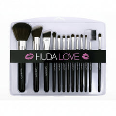 HudaLove 12‑Piece Cosmetic Brush Set – Premium Makeup Tools for Flawless Application