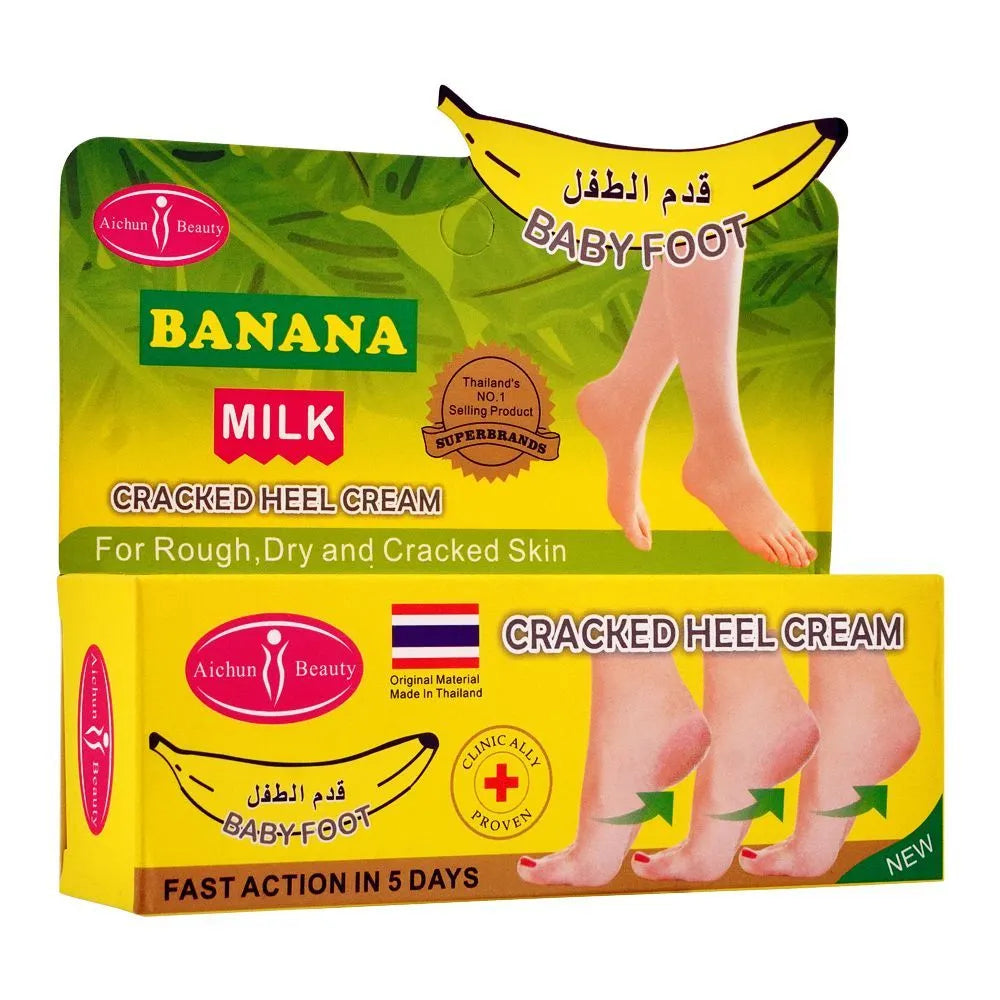 Aichun Beauty Banana Milk Cracked Heel Cream, 80g