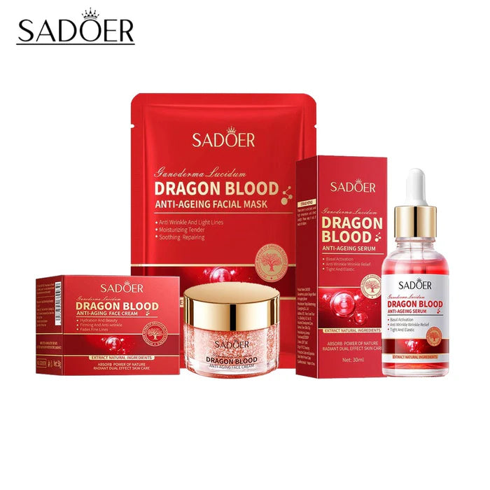 SADOER Pack of 03 Dragon Blood Anti-Ageing Skincare Set