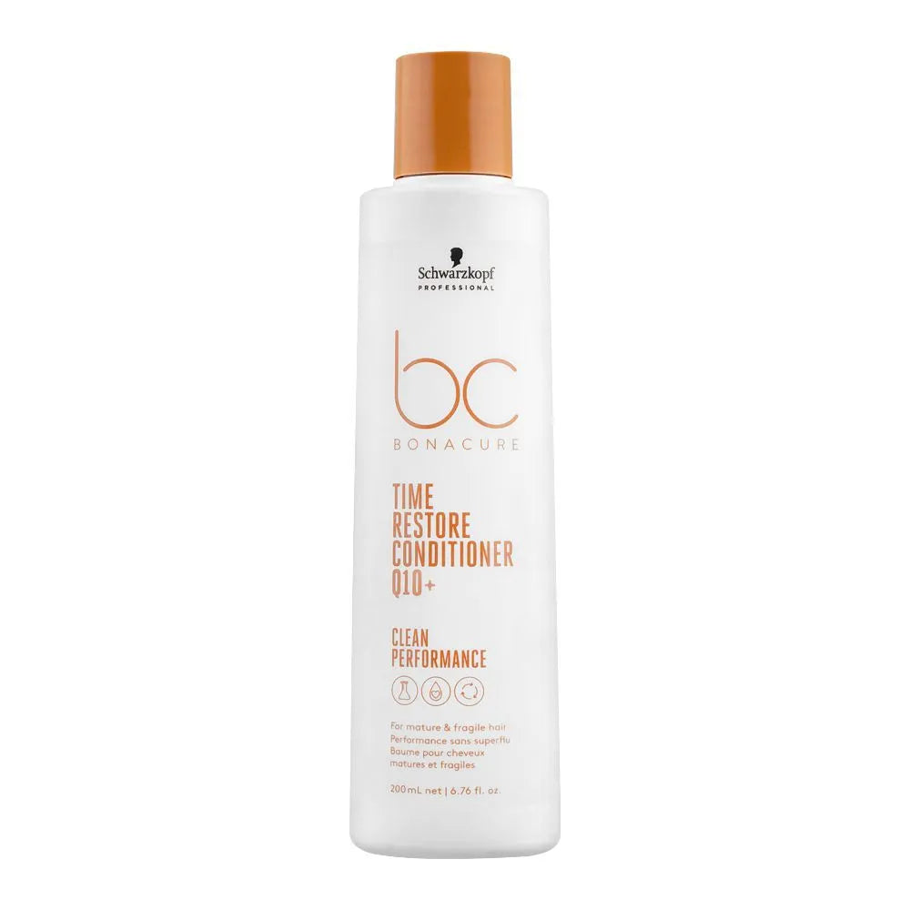 Schwarzkopf BC Bonacure Q10+ Time Restore Conditioner – For Mature & Fragile Hair – 200ml