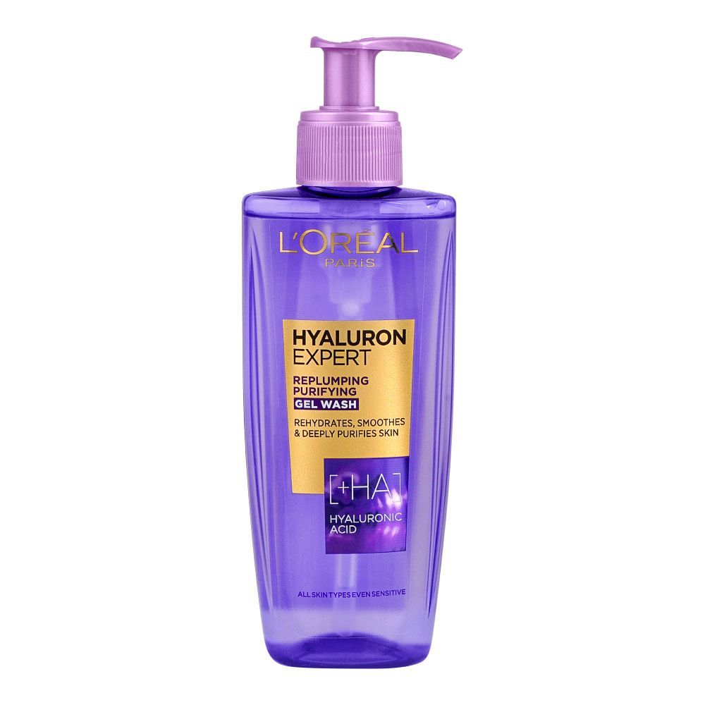 L'Oreal Paris Hyaluron Expert Repluming Purifying Gel Wash - 200ml