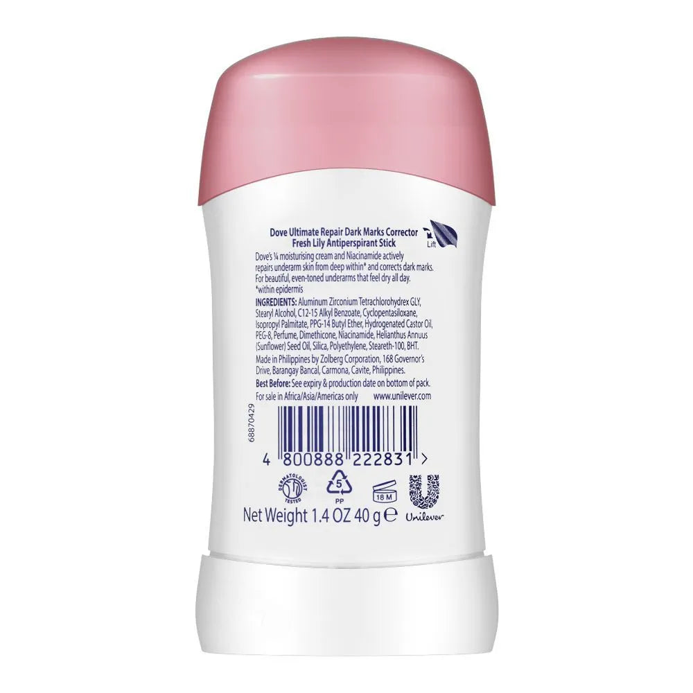 Dove Ultimate Repair Darkmarks Corrector Deodorant Stick 40g