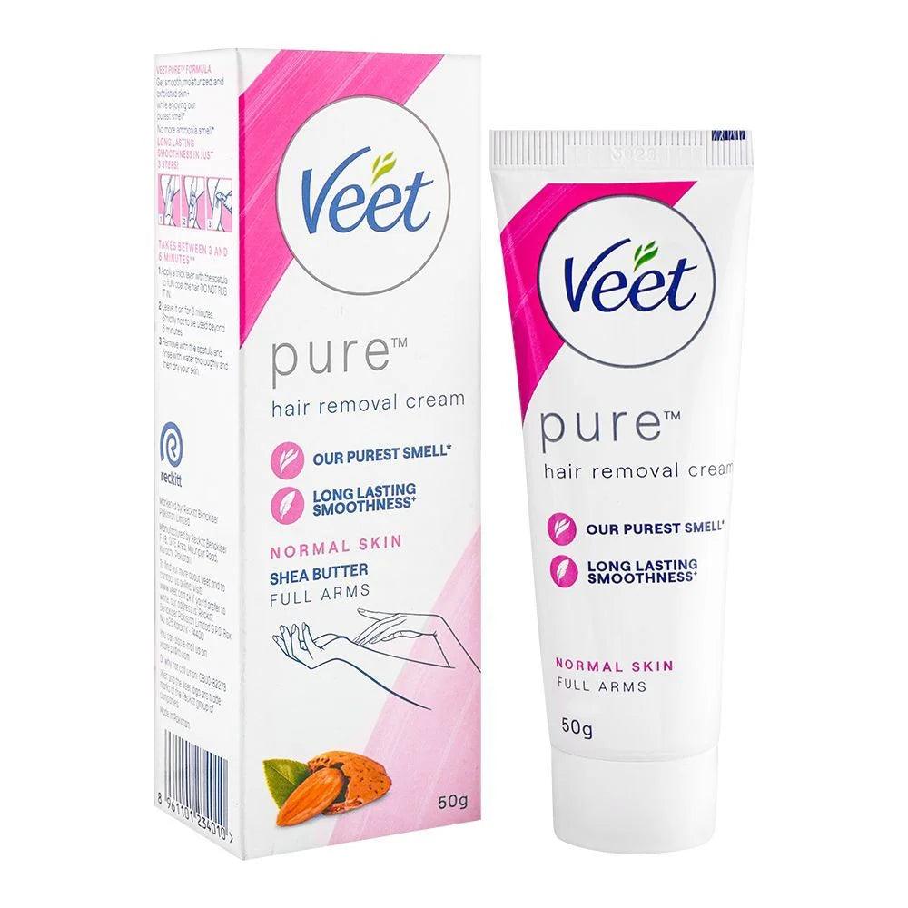 Veet Pure Shea Butter Normal Skin Hair Removal Cream -  50g - Full Arms