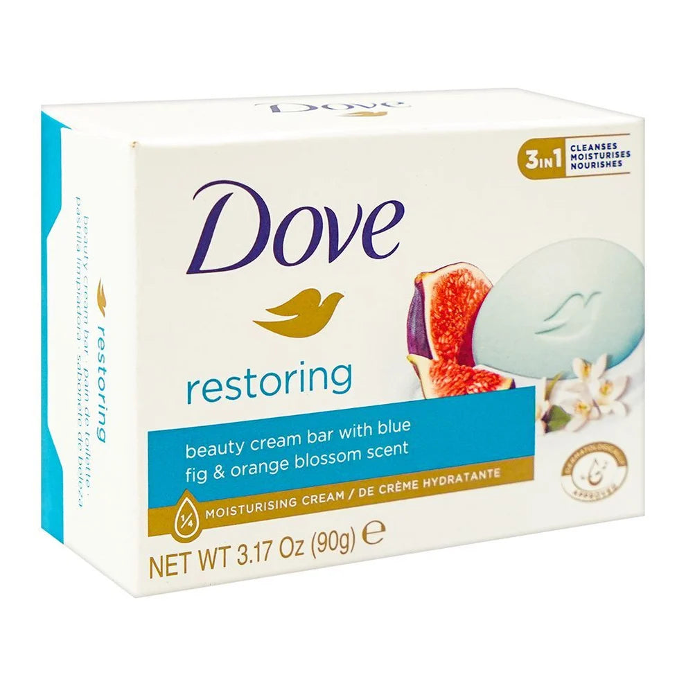 Dove Restoring Beauty Cream Bar With Blue Fig & Orange Blossom Beauty Bar - 90g