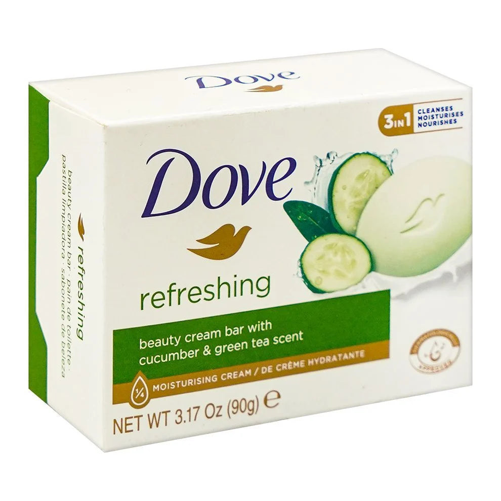 Dove Refreshing Beauty Cream Bar With Cucumber & Green Tea - Beauty Bar - 90g