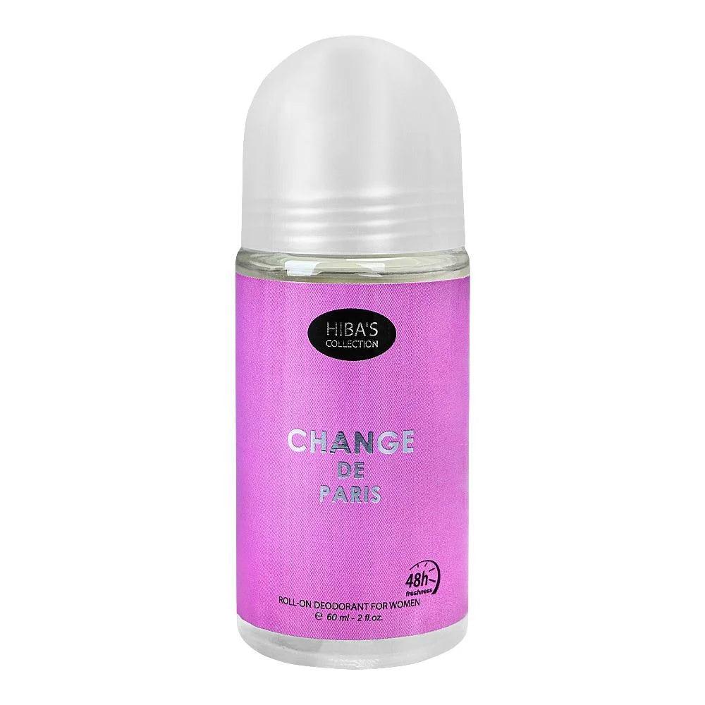 Hiba's Collection Change De Paris Deodorant Roll On -  60ml