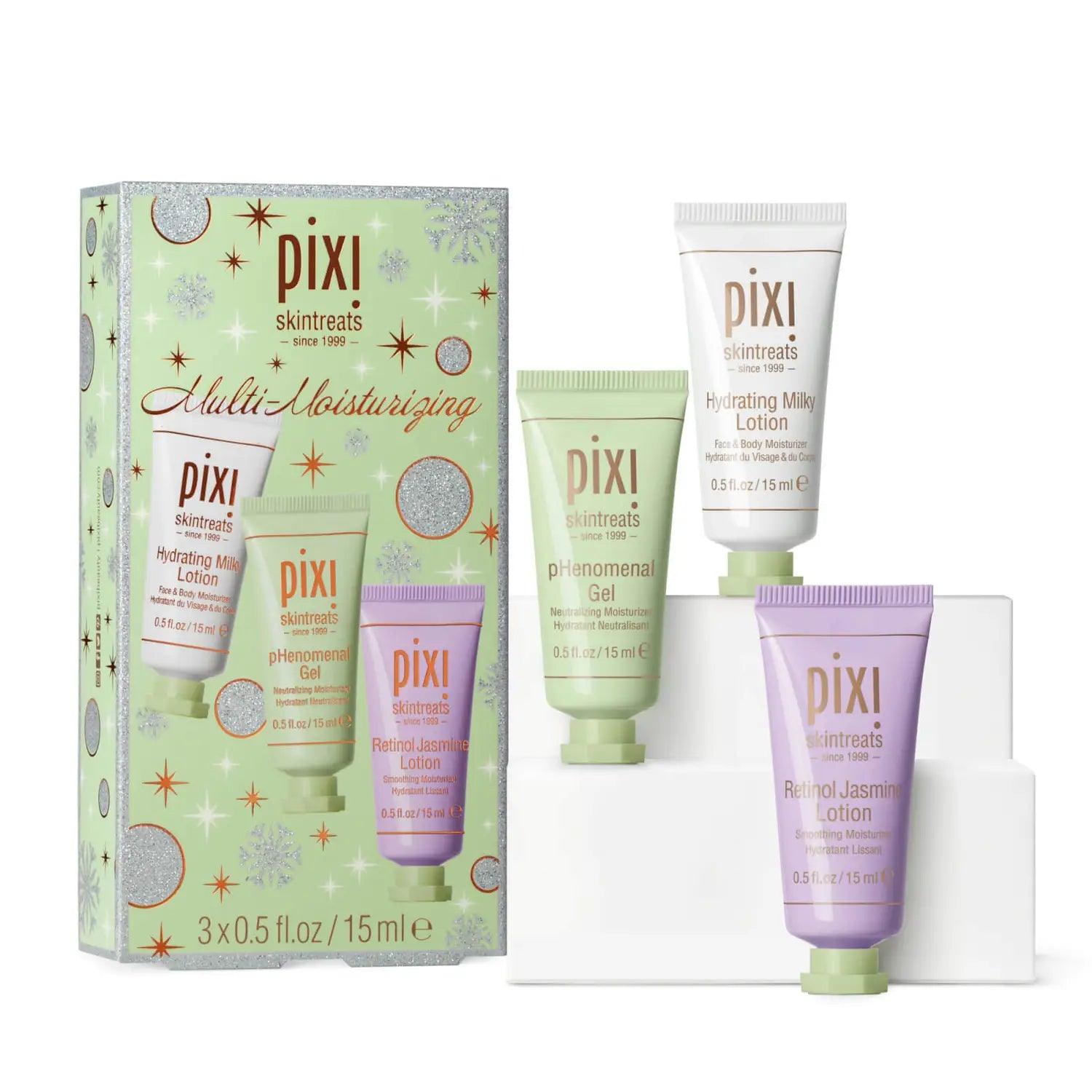 3 in 1 Pixi Multi-Moisturizing Gift Set Trio Of Moisturisers