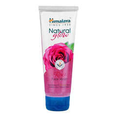 Himalaya Natural Glow Rose Face Wash, For All Skin Types, Removes Impurities and Dullness