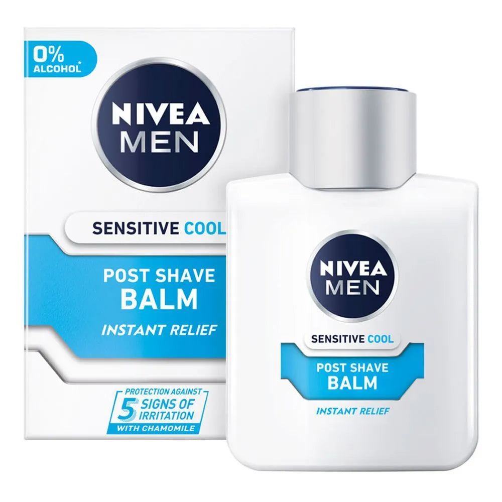 Nivea Men Sensitive Cool Post Shave Balm, Provide Instant Relief, Alcohol Free - 100ml