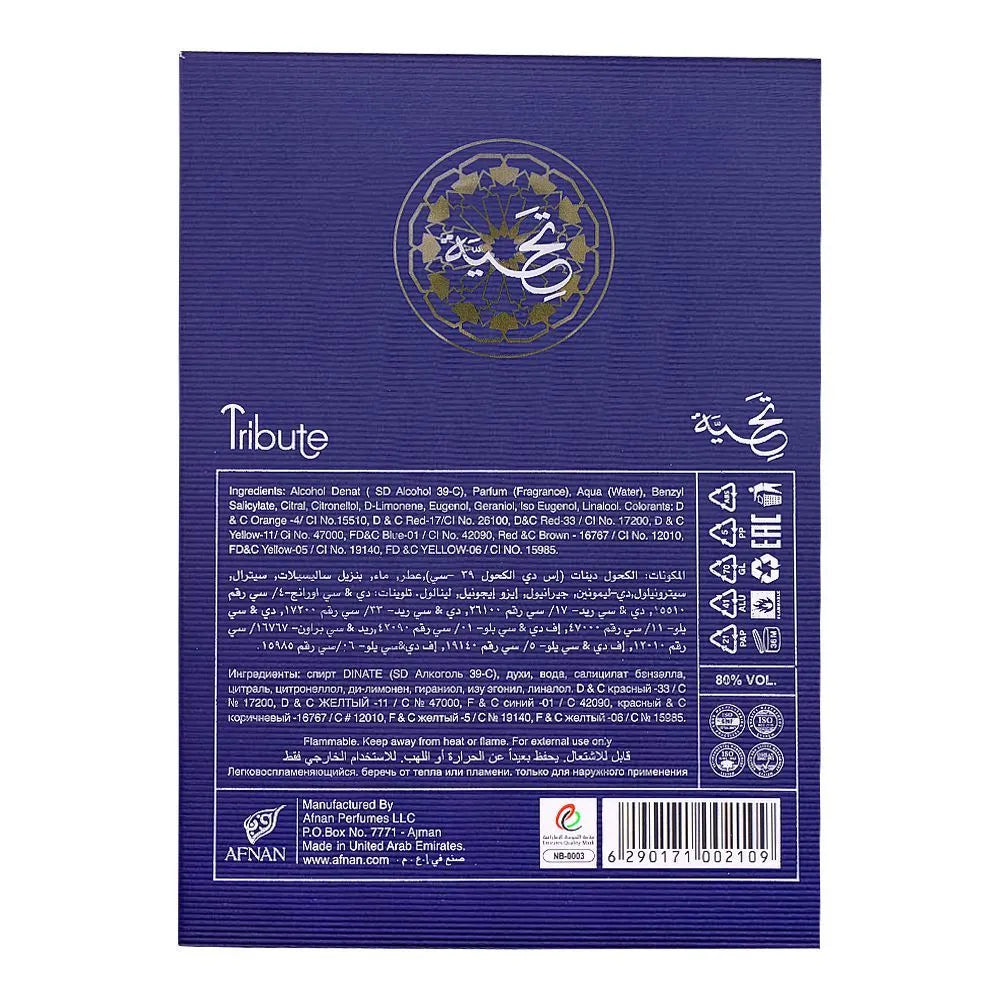 Afnan Tribute Eau de Parfum Unisex – 100 ml