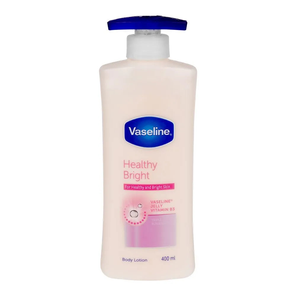 Vaseline Healthy Bright Vaseline Jelly Vitamin B3 Body Lotion Pump - 400ml