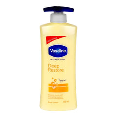 Vaseline Intensive Care Deep Restore Dry Skin Non-Greasy Body Lotion Pump - 400ml