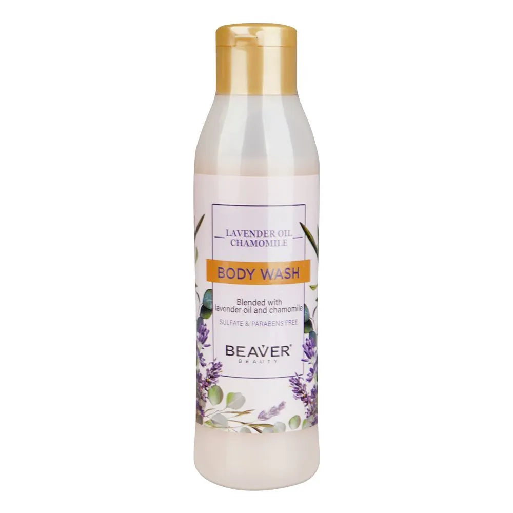 Beaver Lavender Oil & Chamomile Body Wash - 258ml