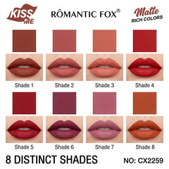 Romantic Fox Kiss Me Rich Color Lipsticks