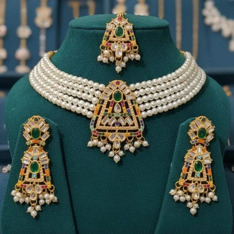 9 Ratan Pal Choker Necklace Set