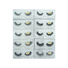Glamorous Face 12D Mink Hair Eyelashes 10 Pieces GF 8067