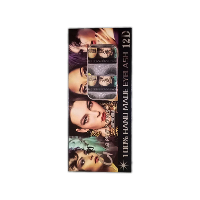 Glamorous Face 12D Mink Hair Eyelashes 10 Pieces GF 8067