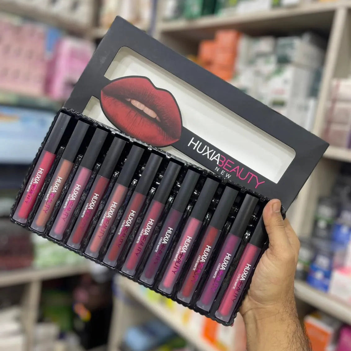 12 Pcs Matte Huxia Beauty Lip Gloss