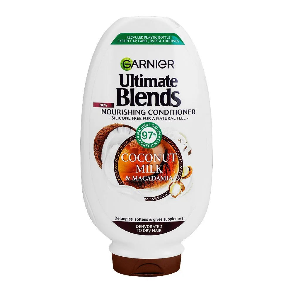 Garnier Ultimate Blends Coconut Milk & Macadamia Conditioner -  400ml
