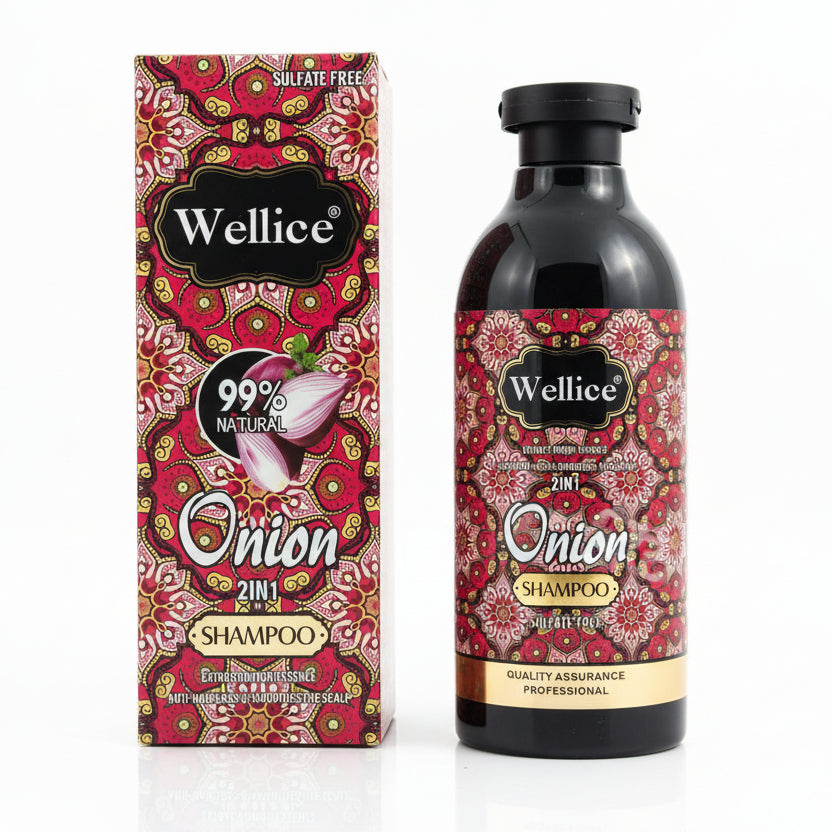 Wellice Sulfate Free Onion Shampoo - 500ml