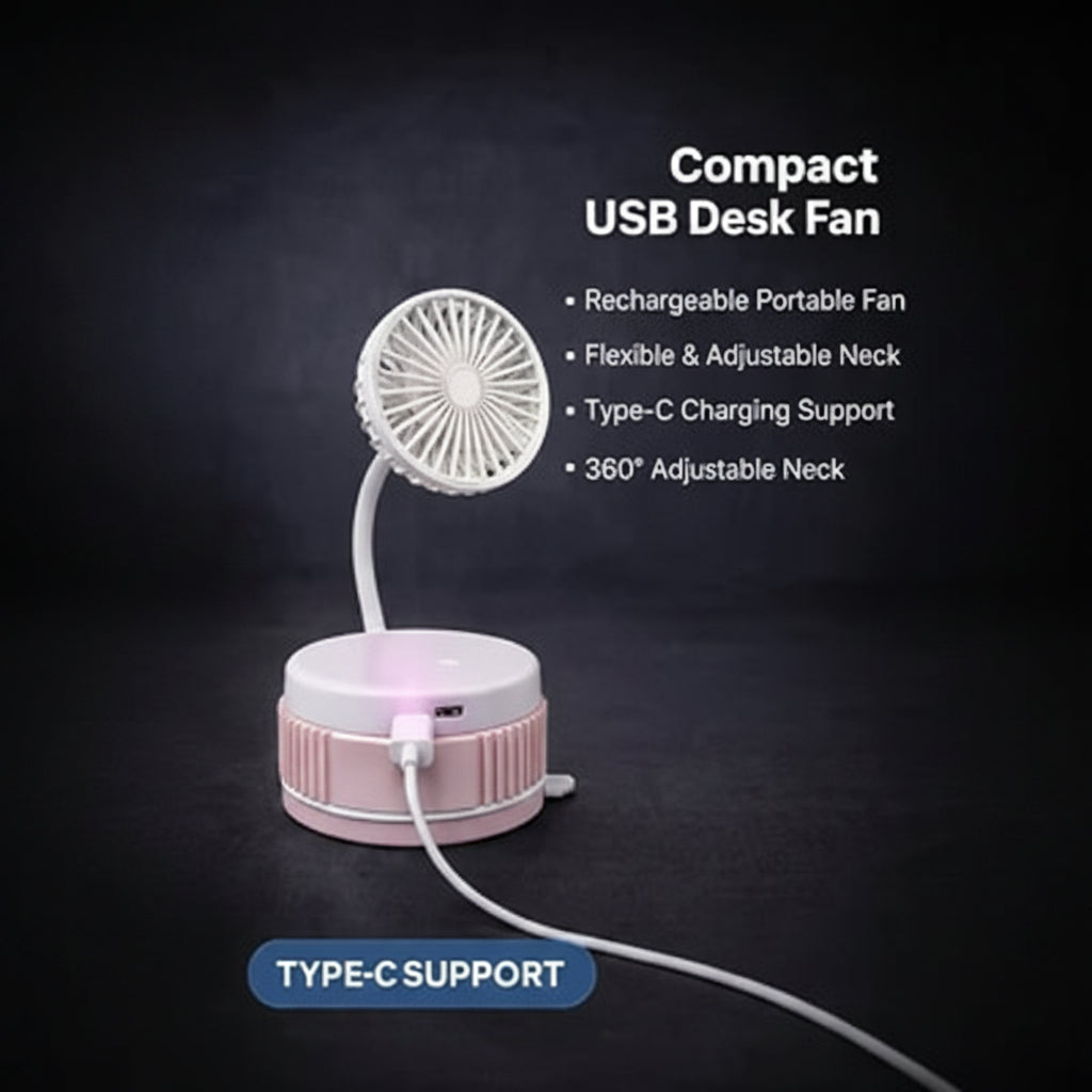 Summer Suction 2-in-1 Mini Portable Fan