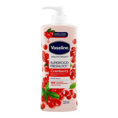 Vaseline - Body Lotion Healthy Bright Super Food Freshlock Cranberry