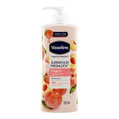 Vaseline - Body Lotion Healthy Bright Super Food Fresh Lock Peach