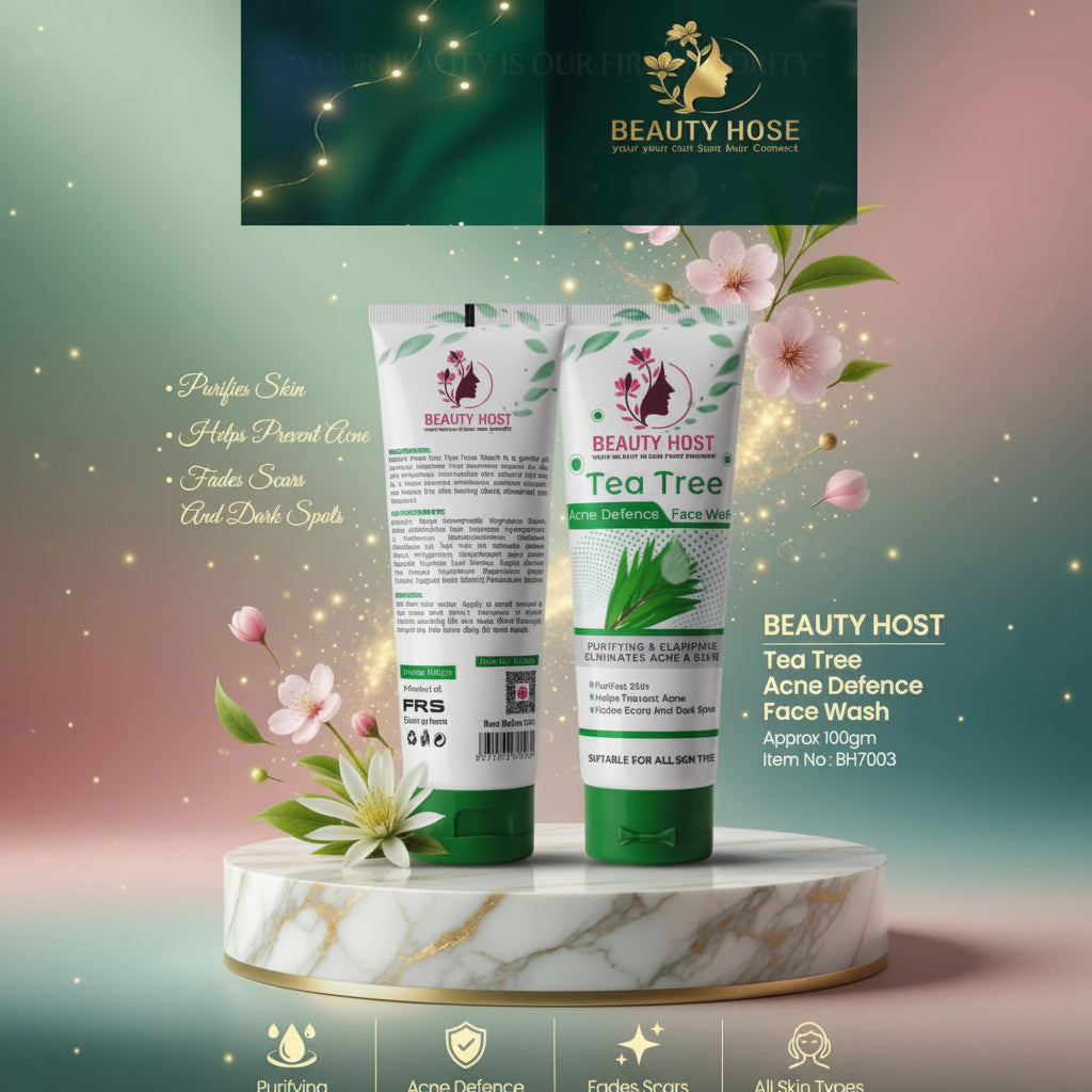 Beauty Host Tea Tree Acne Defence Face Wash - 100ml