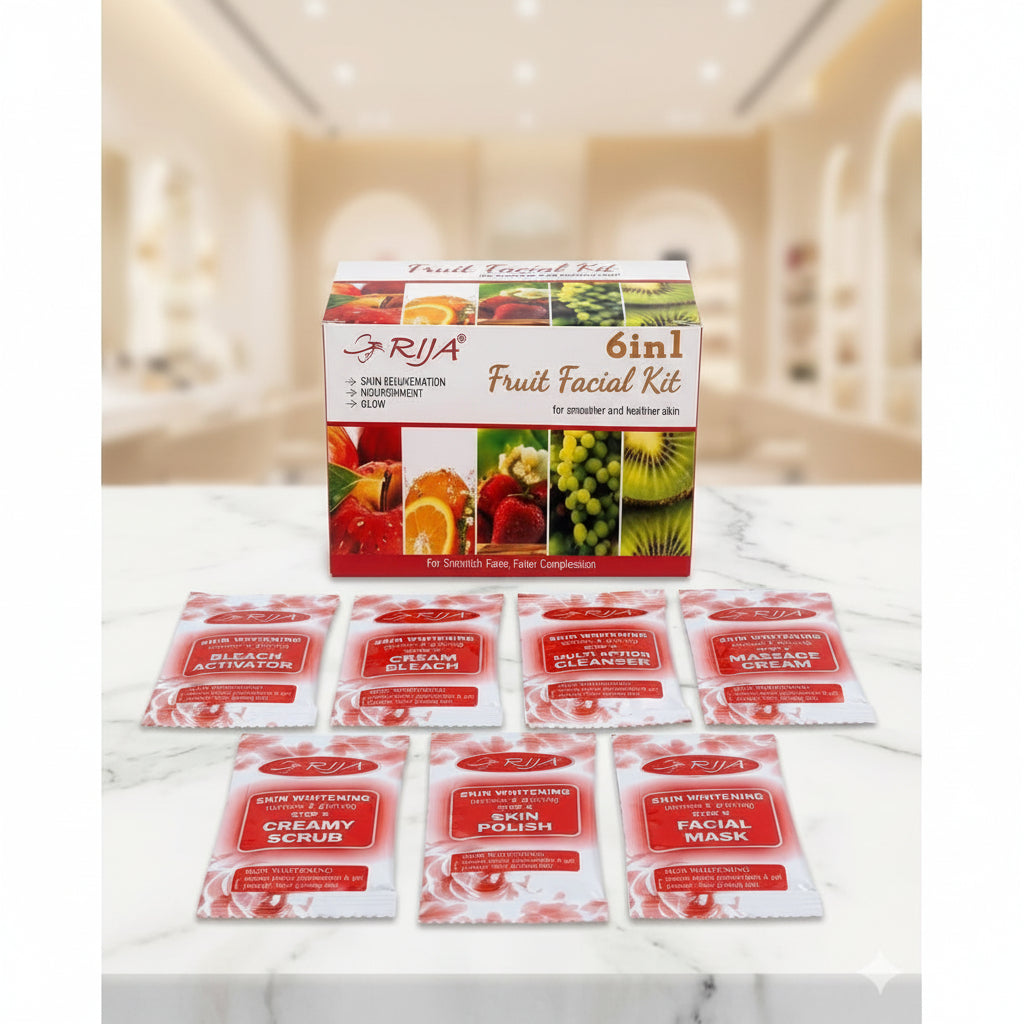 Rija 6-in-1 Fruit Facial Kit - 6 Step
