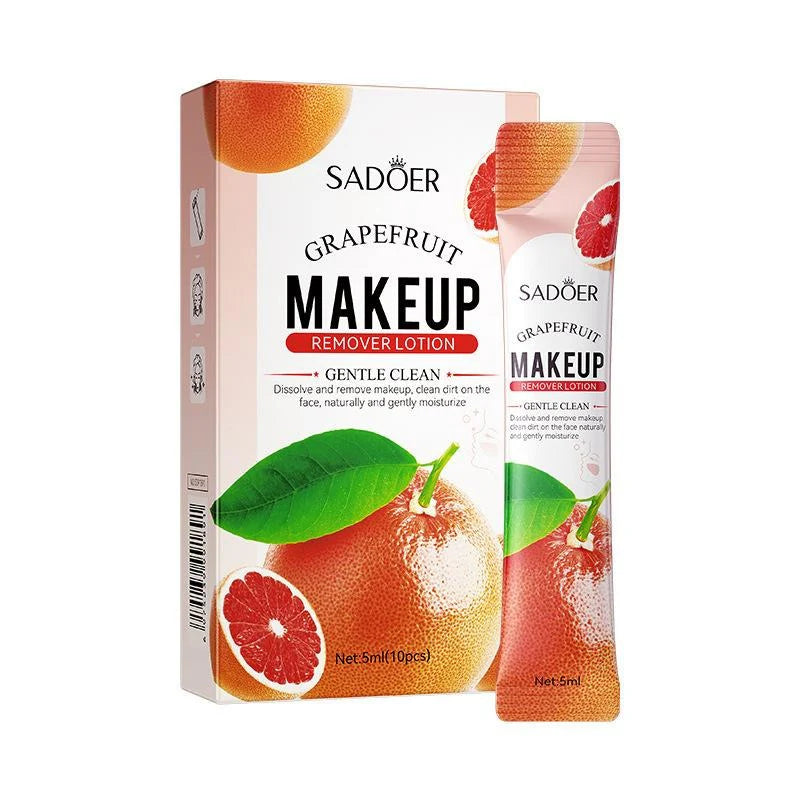Sadoer Grapefruit Makeup Remover Lotion - 5ml - 10Pcs