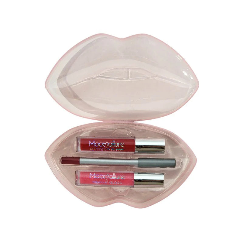 Mocallure 3 in 1 Kiss Day Lipgloss & Lip Liner