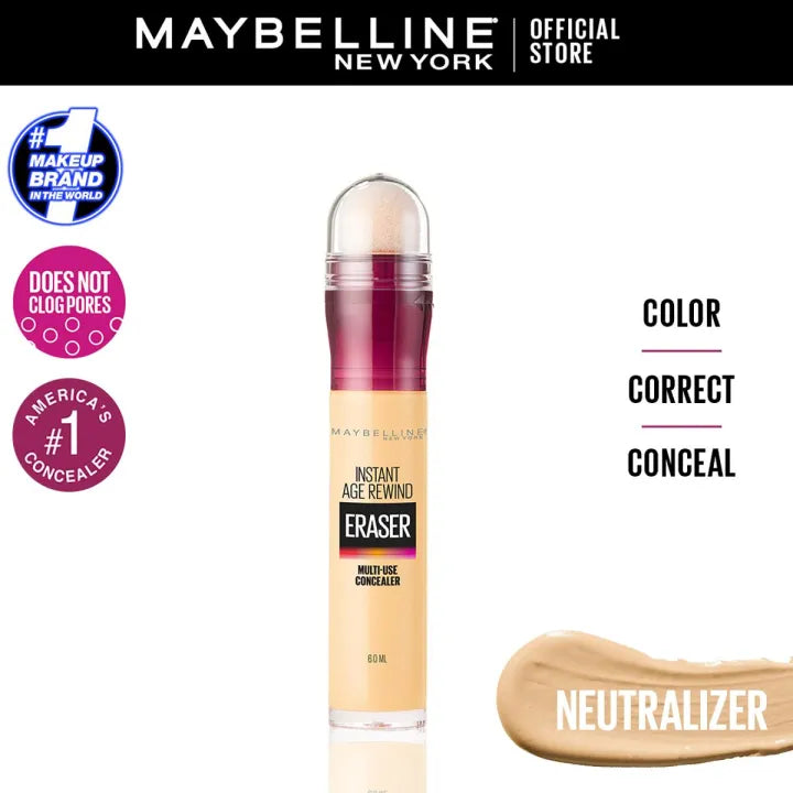 Maybelline Instant Eraser 12HR Multi-use 2-in-1 Concealer