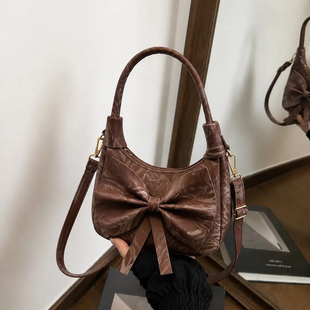 Bow Style Cross Body Bag For Girls