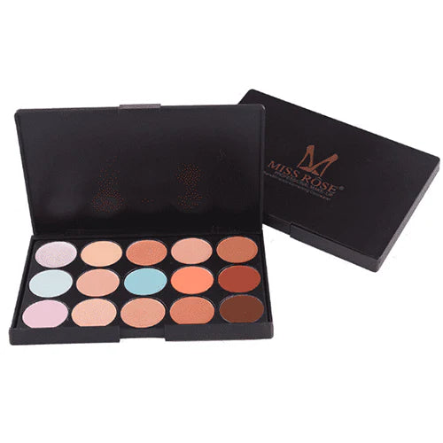 Miss Rose Concealer & Contour Palette -  15 Colors