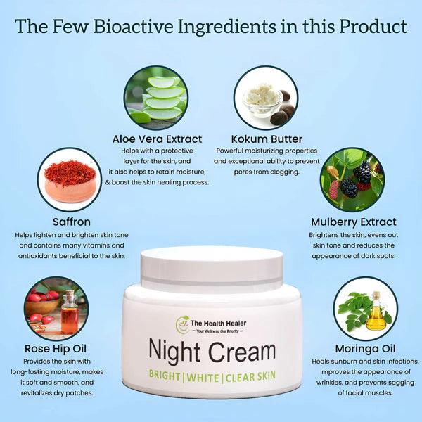 The Health Healer Night Cream For Bright, White And Clear Skin (ORIGINAL)