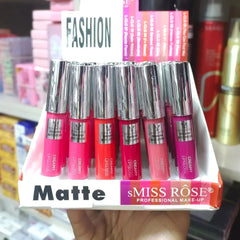 Miss Rose Lip Gloss Crayons - 6 Pcs Set