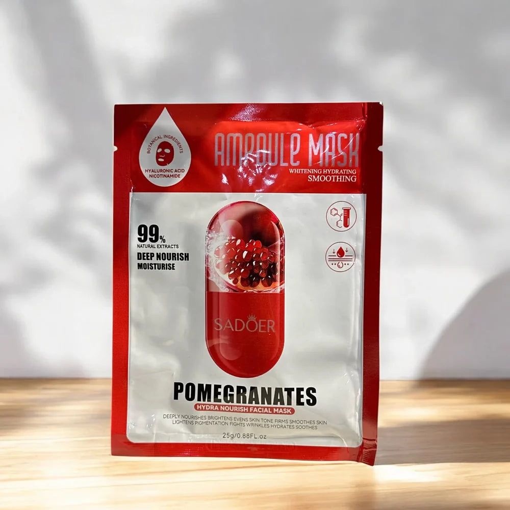 SADOER Pomegranate Hydra Nourish Ampoule Sheet Mask - 25g