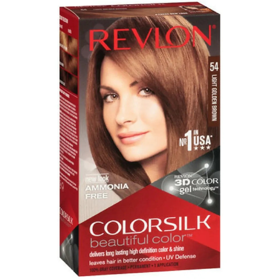 REVLON (Italy) 54 Light Golden Brown 3D Hair Color
