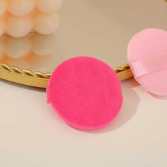 3pcs/set Round Compact & Loose Powder Puff