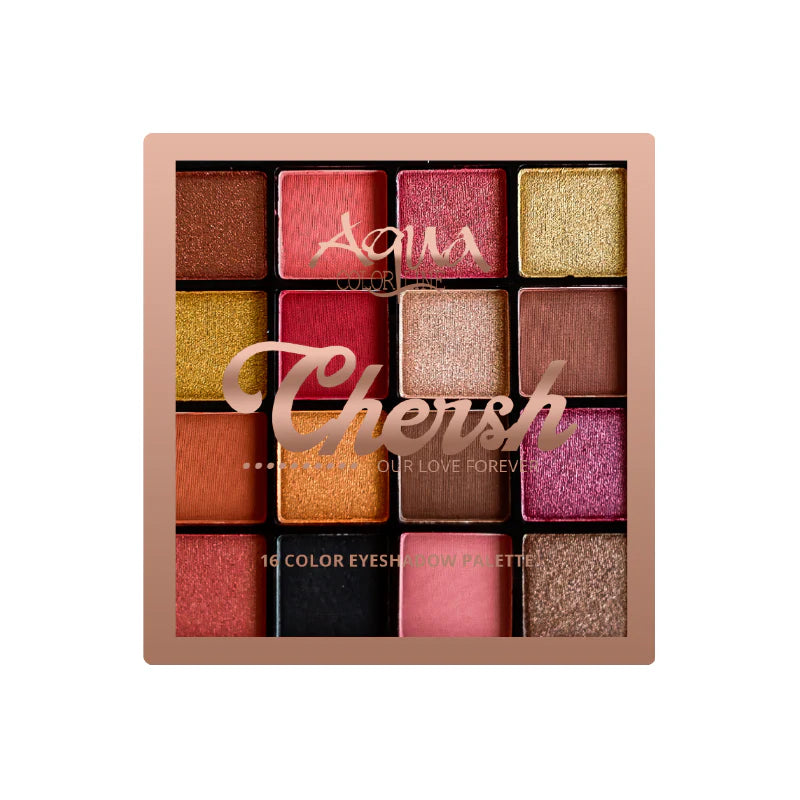 Aqua Color Line Cherish Eyeshadow Palette ( 16 Color)