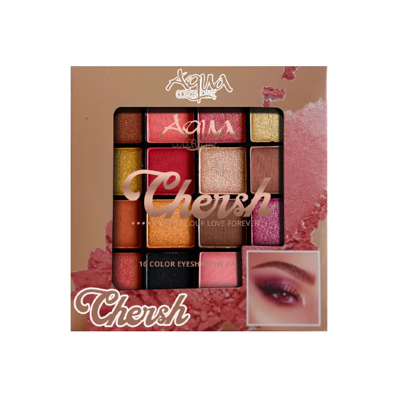 Aqua Color Line Cherish Eyeshadow Palette ( 16 Color)